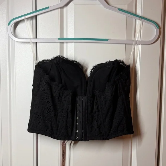 Victoria's Secret Black Lace Corset Top - Picture 3 of 4